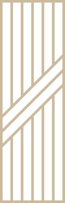 Claustra bois diagonales en 7 lames droites et 3 diagonales