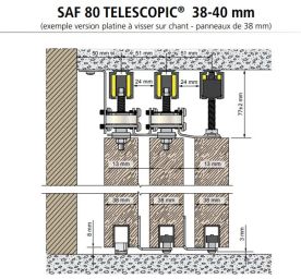 Kit de synchronisation SFA 80 télescopic