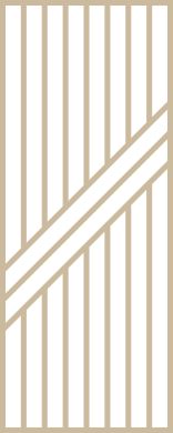 Claustra bois 3 diagonales et 9 lames droites en chêne Modèle SHIGATSU